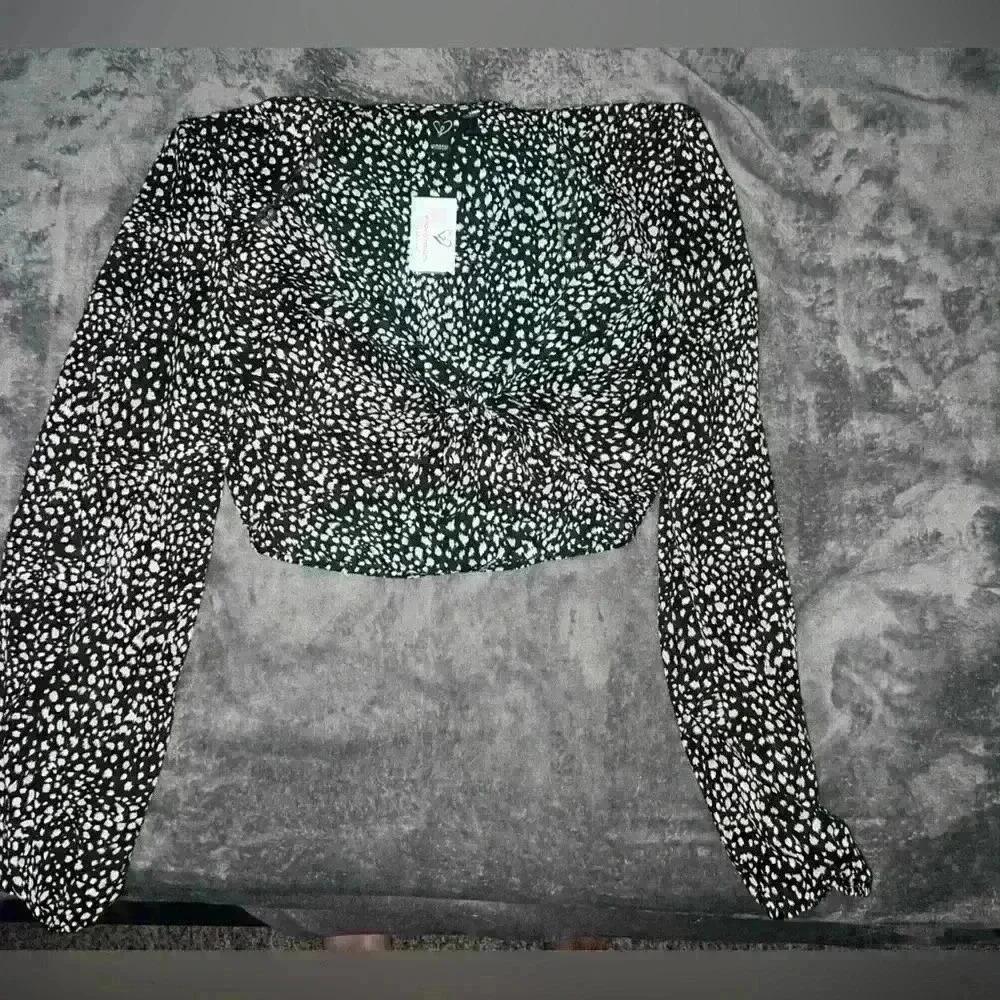 open front tie crop top from Windsor brand new with tags